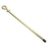 TOPPERFUN Erdungsstab aus Messing 1 Satz mit Vielseitiger Anwendung und Einfacher Installation für Mobile Stromversorgung und Generatoren im Garten