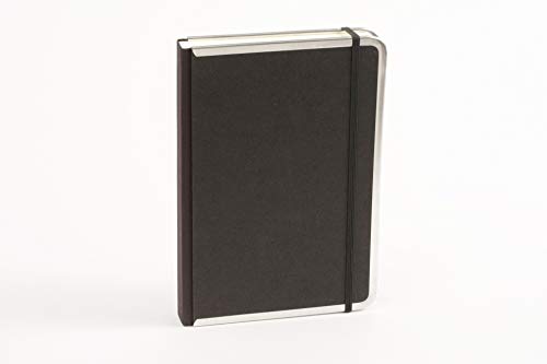 Notizbuch BASIC schwarz/liniert, 21 cm