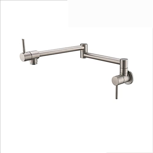 Robinet de cuisine noir et doré haut de gamme à levier unique et jet orientable