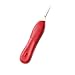 AAProTools Scalpel Handle #4, Red Plastic Grip - Fitting Surgical Blades #20 Thru 24