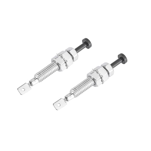 Motoforti 2pcs Adjustable Door Pin Switch Car Auto Engine Trunk Bonnet Alarm Security Hood Screw Universal Long-lasting