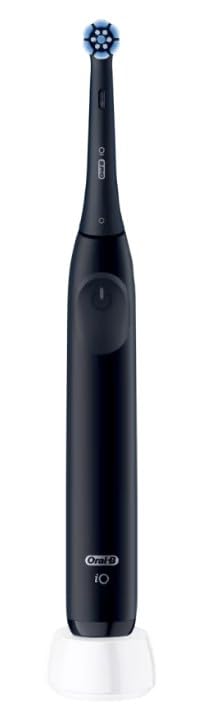 Oral-B iO Series 2 - Cepillo de dientes eléctrico, 1 cepillo, 3 modos de cepillado para el cuidado dental, tecnología magnética, estuche de viaje, diseñado por Braun, Night Black