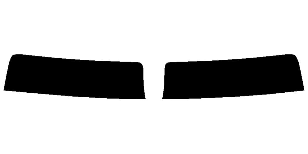 The Tint Effect Precut Window Tint Kit Compatible with Chevrolet Equinox (2018-2024) (Front Windshield Visor precut in 5%) Automotive Film