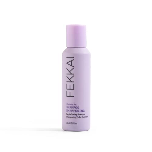Fekkai Blonde Rx Purple Toning Shampoo - 2 Oz - Neutralizes, Repairs & Hydrates Blonde, Bleached Hair - Salon Grade, Ewg Compliant, Vegan & Cruelty Free #TOP16