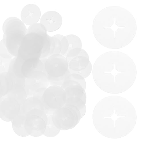 BESTYASH 100 pezzi Clip per Ganci Pannelli Forati in Plastica Antiscivolo Bloccaggio Sicuro per Ganci Espositore Clip Gestione Controllo Inventario e Display Installazione Rapida e