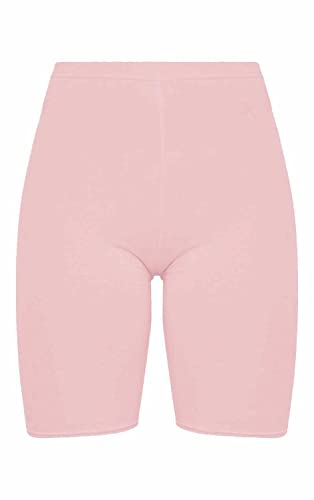 BIWTUP Womens Slip Cycling Shorts Baby Pink