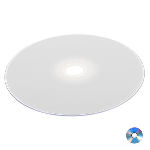 YARNOW Blank Cd Disc for Recording Cd Case Writable Compact Disc Compatible for Audio Music and Video Data Professional Large Capacity for Home and Office Use
