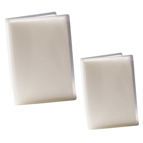 LIFKOME Álbum Transparente para Fotos Instantáneas 4 y 6 Pp, 2 Unidades, Organizador de Tarjetas Multifuncional, Almacenamiento para Postales y Recuerdos, Adecuado para Scrapbooking