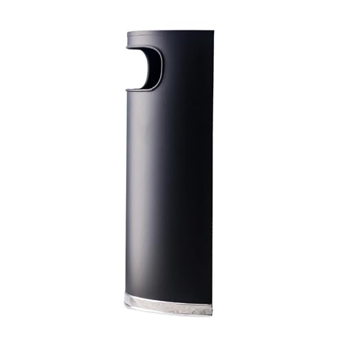 Caneca de Basura Semi Circular Negra 9 gal Witt Industries miniatura 5