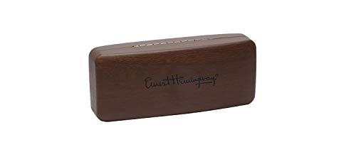 Ernest Hemingway Round Designer Eyeglasses H4616 Black Medium 47 Mm Spring Hinge #TOP5