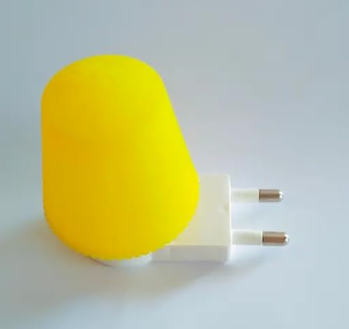 Image of GURUSOAMI Energy Saving 0.5w LED Night Lamp 2pin Decorative with Bright SMD Night Plug &Play Compact Design for Home Bedroom, Living Room, Kids Room, Shop & Showroom (Pack of 1, Yellow -1)