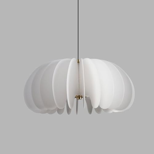 Lámpara colgante moderna blanca de mesa de comedor y cama tricolor