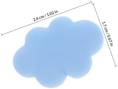 50pcs DIY Cloud Charms Resin Cloud Shape for Phone Case Decor - 1