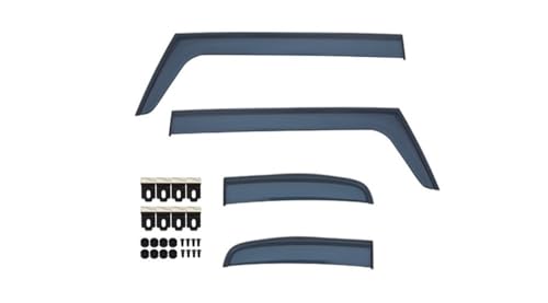 Déflecteur de pluie pour Toyota FJ Cruiser 2007-2023 | Visière de fenêtre latérale