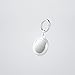 Produktbild XTONG FüR Apple Airtag Clear Case TPU Luxus-SchutzhüLle FüR Airtags, Tragbare Ledertasche FüR Airtags 2021anti-Scratch Lightweight Weiß