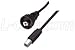 L-com WPUSB Series Waterproof USB Type B Male/B Male Cable Assembly (5 Meters)