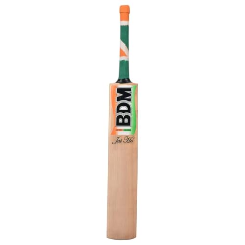 Batte de cricket BDM Jai HO saule Cachemire 15 ans et plus 1200g