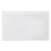 50 Pack Clear Adhesive Pockets Sleeves 5x8 for Index Card and Planners, Bulk Top Load Plastic Label Holder Protector for Photos, Note Cards, Office Supplies, Small Business