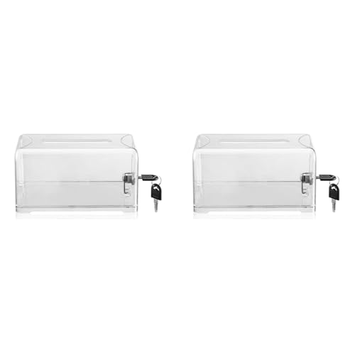 Boîte à suggestions pour comptoir de magasin, urne de dons pour comptoir associatif