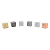 EISCO Density Cubes Set - Includes 6 Metals - Brass, Lead, Iron, Copper, Aluminum, Zinc - 0.4 (10mm) Sides - for use with Density, Specific Gravity Activities