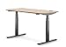 Produktbild Trendoffice to-Swift smart Table | elektrisch höhenverstellbarer Schreibtisch | beugt Rückenschmerzen vor | Memory-Funktion, Bedienung per App (Platte Eiche, Gestell schwarz)