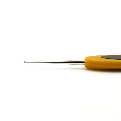 Clover 1025 Soft Touch Steel Crochet Hook: 0.75mm, Other, Multicoloured, packaging may vary, Multicolor - Image 4