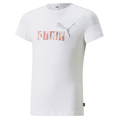 Image of Puma Girl's Solid Regular Fit T Shirt