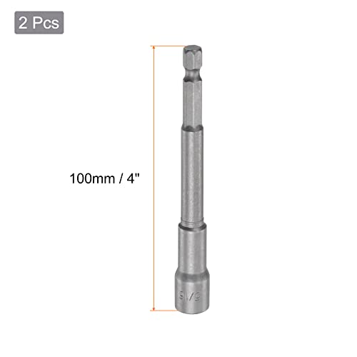 Foret hexagonal 6,35 mm long de 10,2 cm avec embout 5/16 SAE uxcell