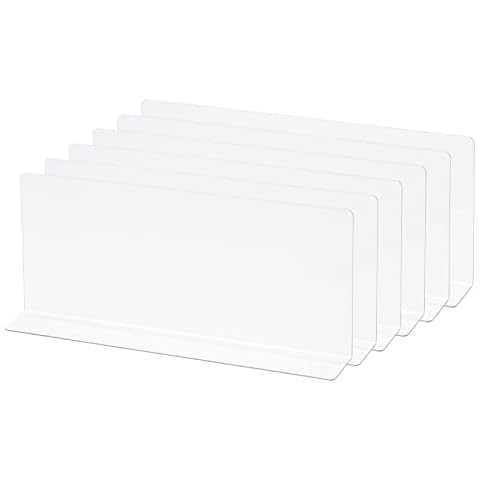 sourcing map L Type Shelf Dividers Pack of 6 Cover