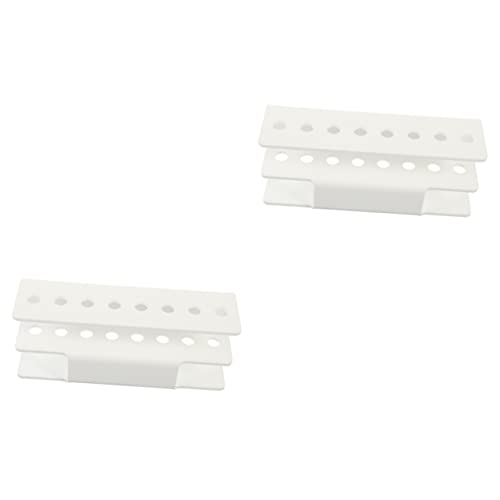 BESPORTBLE 2sets Dart Holder Wall Mount Portable Storage Rack for Indoor Use Durable Organizer Sized Slots to Securely Store and Accessories Easy to Clean and Reusable