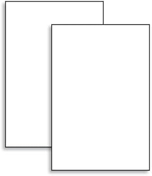 MagicMaster A-Plus Sidewalk sign Blank Sign Panels | 2-24 x 36 x 4mm corrugated plastic blank white sign panels