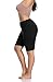 DITSONEO Plus Size Short Leggings for Women Sport Capris Knee Length Leggings Yoga Workout Gym Mid Thigh Shorts Under Dress