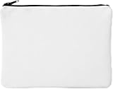 LITO Blank White Cotton Pouch for DIY Crafts, Painting, Personalizing, Embroidery, Decorating and Handmade Projects