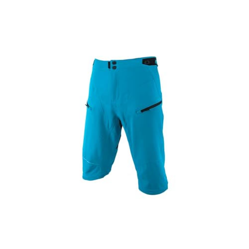 O'NEAL | Mountainbike-Hose | MTB Mountainbike DH Downhill FR Freeride | Wasserdichtes, Atmungsaktives Material, 100% Polyester | Rockstacker Shorts | Erwachsene | Blau | Größe 30/46