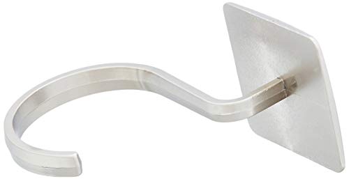 Amazon Basics Shower Curtain Hooks - Classic Square Hooks, Nickel #TOP2