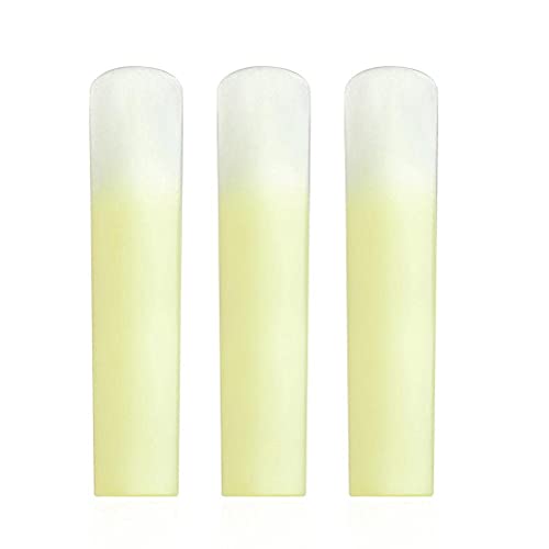 Stylebest 3PCS Clarinet Reeds,Saxophone,Strength 1.5/2.0/2.5 Clarinet,Synthetic Resin, Suitable for Beginners,Teachers and Students