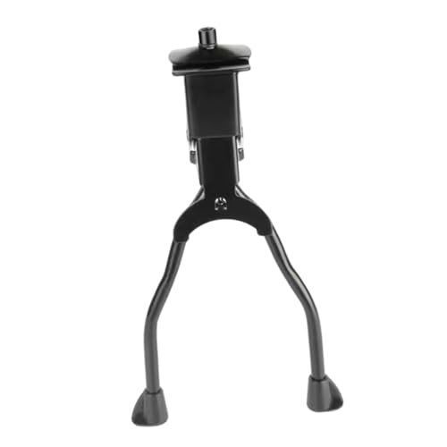 DeeRace 【使用時2本足で安定感！】自転車キックスタンド ダブルレッグスタンド 自転車センタースタンド デュアルレッグ自転車スタンド 合金鋼素材 二本足 転倒防止 滑り止め ロードバイク 折りたたみ自転車 マウンテンバイク対応 自転車アクセサリー