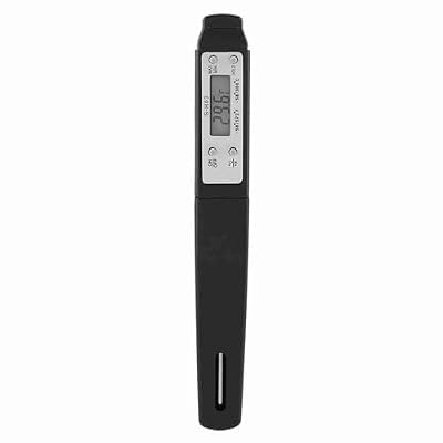 Meat Thermometer, Thermometer Meat Thermometer Digital 1C with Multifunctional Design for Cooking (Black)