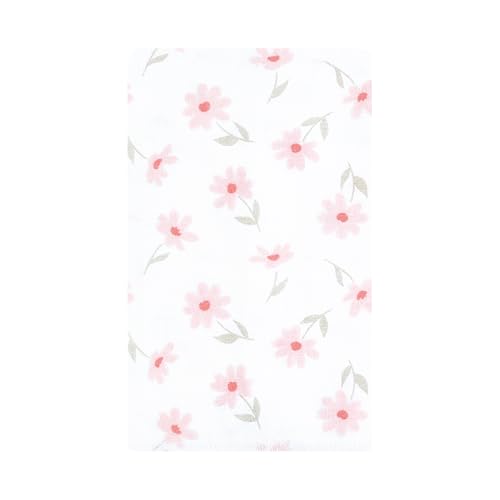 Image of Hudson Baby Unisex Baby Flannel Burp Cloth 10pk, Pink Honey Bunny, One Size
