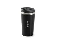 DOMO DO733K Kaffeemaschine mit Eiskaffeefunktion - Inkl. Reisebecher - Mit Gefäßerkennung - Warmhaltefunktion - Bedienfeld mit Touch-Tasten und LED-Display - 1,25 L - 900 W - Schwarz – Ansicht 2