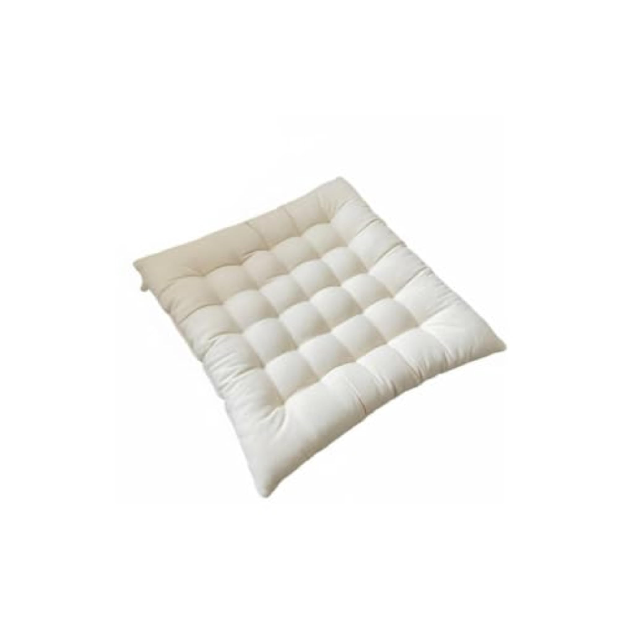Solid Color Tufted Chair Cushion, Square