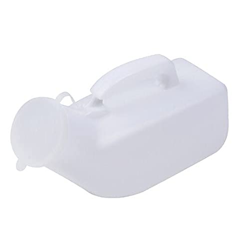 Urinoir – pour homme et personne âgée, 1000 ml, pot à urine en plastique anti-déversement pour collecte d'urine et voyage
