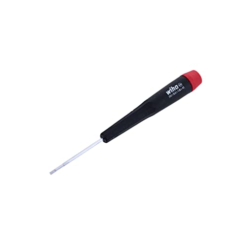 Wiha 96018 Slotted Screwdriver with Precision Handle, 1.8 x 40mm, Multi