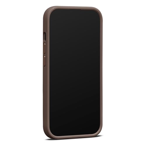 Woolnut Étui en cuir pour iPhone 15 Pro Max - Coque Cognac de protection - 4