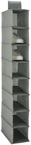 Amazon Basics 8 Tier Hanging Shoe Organizer for Closet Storage, A...