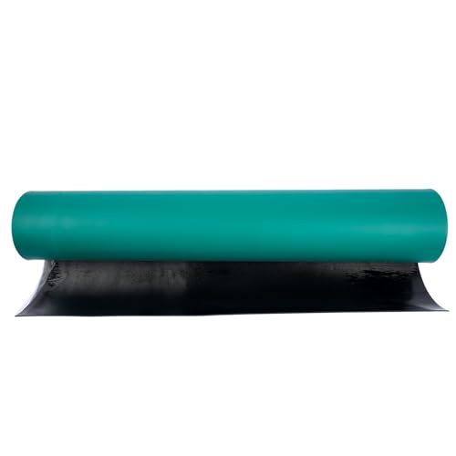 Image of 23.6 inch x 118 inch ESD Anti-Static Mat Roll 0.08 inch Thick ESD Soldering Mat Large High Temperature Workbench Mat Anti Static Desktop Mat Green