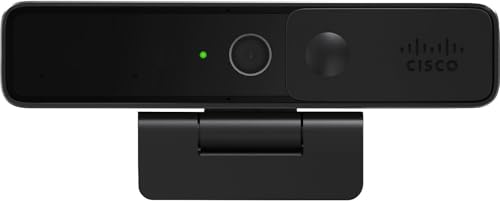 Cisco Desk Camera 4K in Carbon Black with up to 4K...