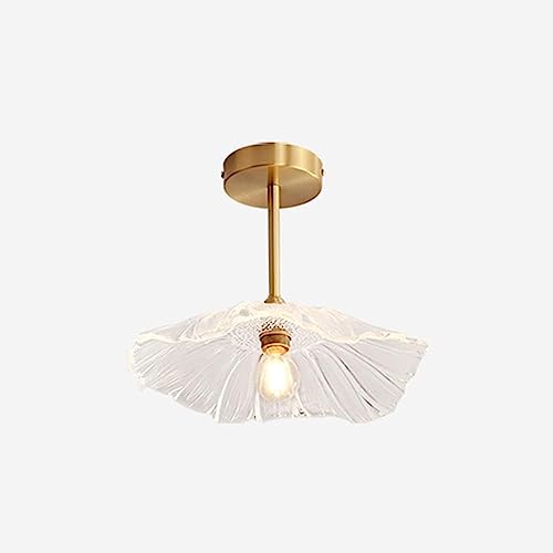 Luminaire salle de bain chic et étincelant en verre lotus