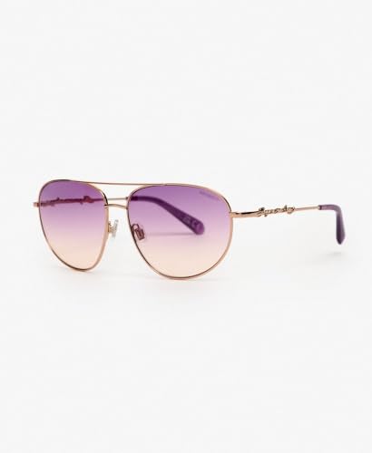 Lunettes de soleil aviateur à verres dégradés femme Superdry - vue 3