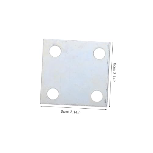 Plaque soudable acier robuste avec trous d'ancrage pour installation facile de structure